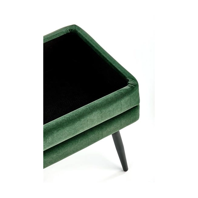 VELVA ławka ciemny zielony/czarny (1p=1szt)-120478