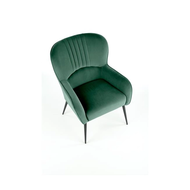 VERDON fotel wypoczynkowy ciemny zielony (1p=1szt)-120512