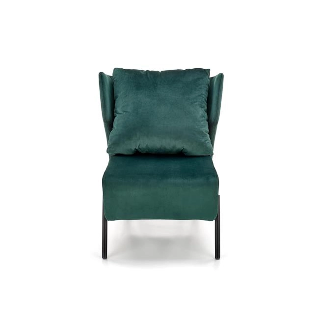 VICTUS fotel wypoczynkowy ciemny zielony/ czarny (1p=1szt)-120592