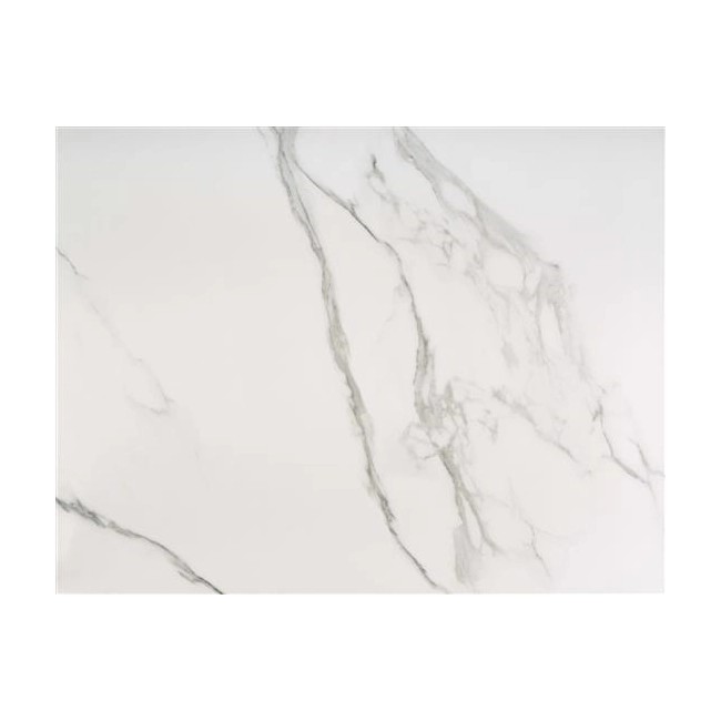 VIVALDI stół rozkładany blat - biały marmur, nogi - biały (2p=1szt)-120707