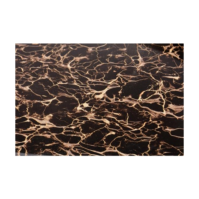 WIZARD ława brązowy dymiony / czarny marmur (1p=1szt)-120810