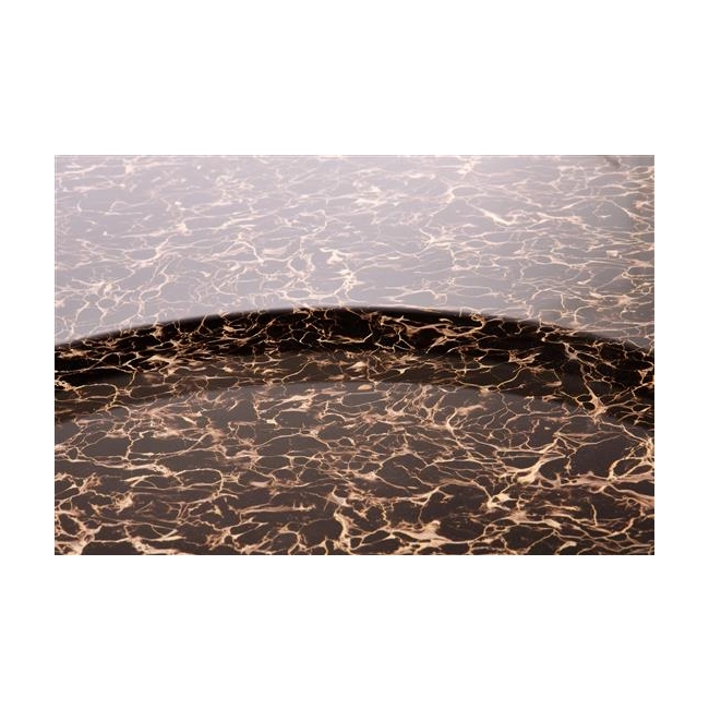 WIZARD ława brązowy dymiony / czarny marmur (1p=1szt)-120812