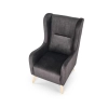 CHESTER 2 fotel wypoczynkowy antracytowy (tkanina 17. Charcoal)-121225