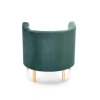 CLUBBY 2 fotel wypoczynkowy ciemny zielony / naturalny (1p=1szt)-121286