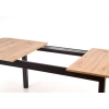 FLORIAN stół rozkładany blat - dąb artisan, nogi - czarny (2p=1szt)-121486