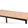 FLORIAN stół rozkładany blat - dąb artisan, nogi - czarny (2p=1szt)-121487