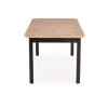 FLORIAN stół rozkładany blat - dąb artisan, nogi - czarny (2p=1szt)-121496