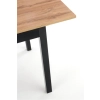 GREG stół rozkładany kolor dąb wotan/czarny (1p=1szt)-121607
