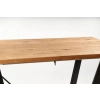 MASSIVE stół rozkładany 160-250x90x77 cm jasny dąb/czarny (2p=1szt)-121997