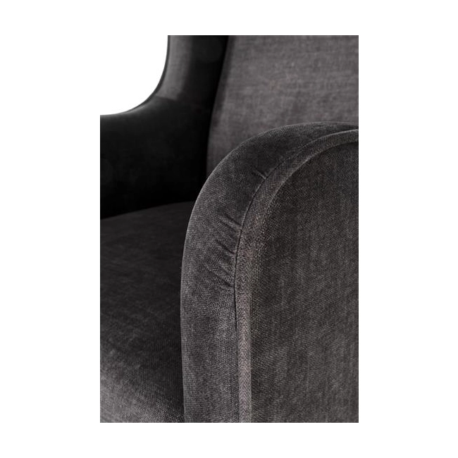 CHESTER 2 fotel wypoczynkowy antracytowy (tkanina 17. Charcoal)-121221