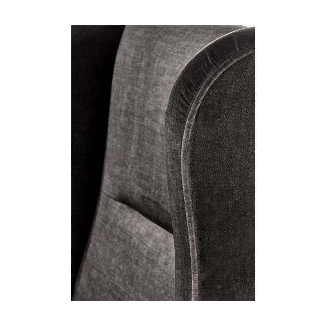 CHESTER 2 fotel wypoczynkowy antracytowy (tkanina 17. Charcoal)-121223