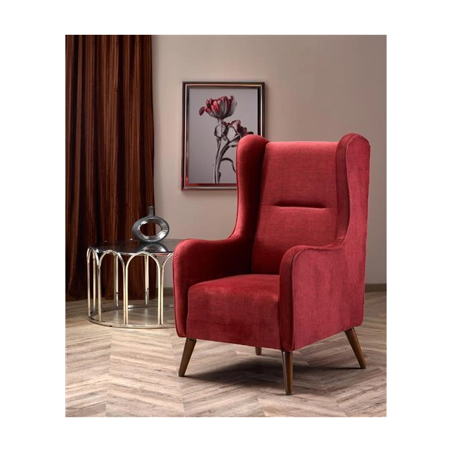 CHESTER 2 fotel wypoczynkowy bordowy (tkanina Vogue 7 Bordeaux)-121229