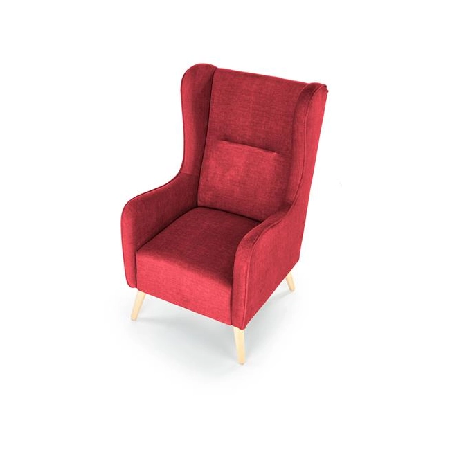 CHESTER 2 fotel wypoczynkowy bordowy (tkanina Vogue 7 Bordeaux)-121235