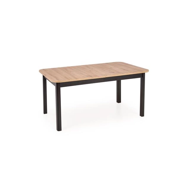 FLORIAN stół rozkładany blat - dąb artisan, nogi - czarny (2p=1szt)-121495