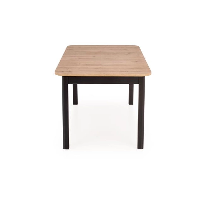 FLORIAN stół rozkładany blat - dąb artisan, nogi - czarny (2p=1szt)-121496