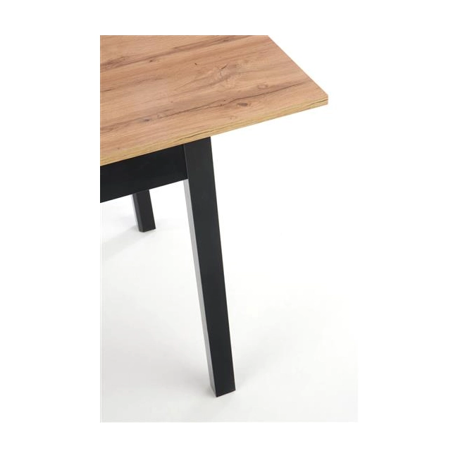 GREG stół rozkładany kolor dąb wotan/czarny (1p=1szt)-121607