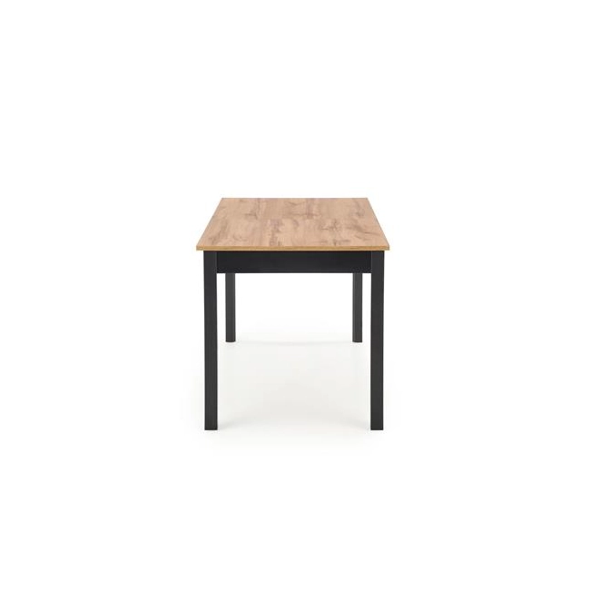 GREG stół rozkładany kolor dąb wotan/czarny (1p=1szt)-121609