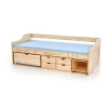 MAXIMA 2 łóżko młodzieżowe drewno lite sosnowe (5p=1szt)-122032
