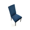 DIEGO 2 krzesło czarny / tap. velvet pikowany Pasy - MONOLITH 77 (granatowy) (1p=2szt)-122364
