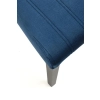 DIEGO 2 krzesło czarny / tap. velvet pikowany Pasy - MONOLITH 77 (granatowy) (1p=2szt)-122365