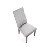 DIEGO 2 krzesło czarny / tap. velvet pikowany Pasy - MONOLITH 85 (jasny popiel) (1p=2szt)-122372