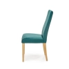 DIEGO 3 krzesło dąb miodowy / tap. velvet pikowany Pasy - MONOLITH 37 (ciemny zielony) (1p=2szt)-122378