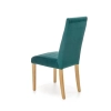 DIEGO 3 krzesło dąb miodowy / tap. velvet pikowany Pasy - MONOLITH 37 (ciemny zielony) (1p=2szt)-122379