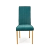 DIEGO 3 krzesło dąb miodowy / tap. velvet pikowany Pasy - MONOLITH 37 (ciemny zielony) (1p=2szt)-122383