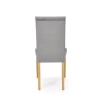 DIEGO 3 krzesło dąb miodowy / tap. velvet pikowany Pasy - MONOLITH 85 (jasny popiel) (1p=2szt)-122396