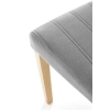 DIEGO 3 krzesło dąb miodowy / tap. velvet pikowany Pasy - MONOLITH 85 (jasny popiel) (1p=2szt)-122401