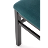 GERARD2 krzesło czarny / tap: velvet Monolith 37 (ciemny zielony) (1p=2szt)-122457