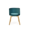 MARINO krzesło dąb miodowy / tap. MONOLITH 37 (ciemny zielony) (1p=1szt)-122546
