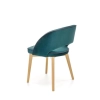 MARINO krzesło dąb miodowy / tap. MONOLITH 37 (ciemny zielony) (1p=1szt)-122548