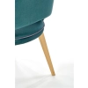 MARINO krzesło dąb miodowy / tap. MONOLITH 37 (ciemny zielony) (1p=1szt)-122550