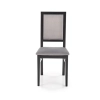 SYLWEK1 krzesło czarny / tap: velvet Monolith 85 (popiel) (1p=2szt)-122614
