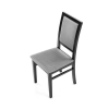 SYLWEK1 krzesło czarny / tap: velvet Monolith 85 (popiel) (1p=2szt)-122619