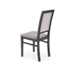 SYLWEK1 krzesło czarny / tap: velvet Monolith 85 (popiel) (1p=2szt)-122621