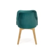 TOLEDO 2 krzesło dąb miodowy / tap. MONOLITH 37 (ciemny zielony) (1p=1szt)-122626