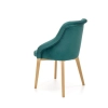 TOLEDO 2 krzesło dąb miodowy / tap. MONOLITH 37 (ciemny zielony) (1p=1szt)-122628