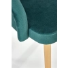 TOLEDO 2 krzesło dąb miodowy / tap. MONOLITH 37 (ciemny zielony) (1p=1szt)-122629