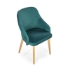 TOLEDO 2 krzesło dąb miodowy / tap. MONOLITH 37 (ciemny zielony) (1p=1szt)-122634