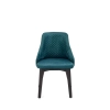 TOLEDO 3 krzesło czarny / tap. velvet pikowany Karo 4 - MONOLITH 37 (ciemny zielony) (1p=1szt)-122659