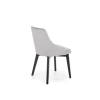 TOLEDO 3 krzesło czarny / tap. velvet pikowany Karo 4 - MONOLITH 85 (jasny popiel) (1p=1szt)-122674