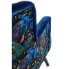 PAGONI fotel wypoczynkowy granatowy / czarny (tkanina Bluvel #86) (1p=1szt)-122774