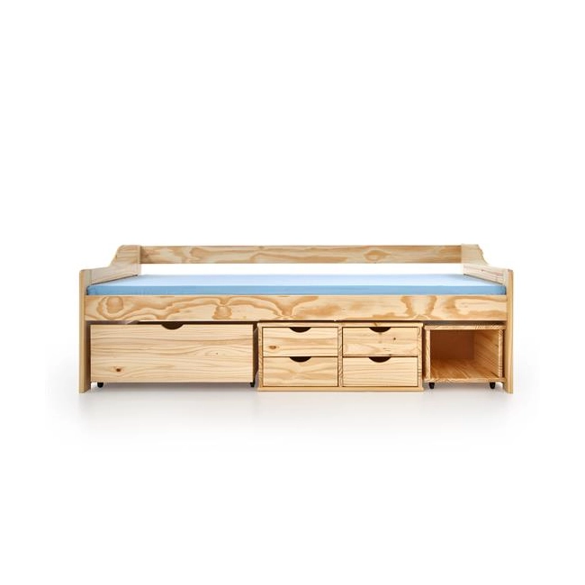 MAXIMA 2 łóżko młodzieżowe drewno lite sosnowe (5p=1szt)-122034
