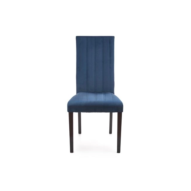 DIEGO 2 krzesło czarny / tap. velvet pikowany Pasy - MONOLITH 77 (granatowy) (1p=2szt)-122360