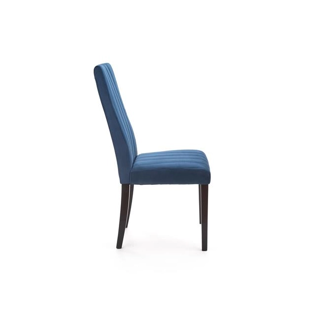 DIEGO 2 krzesło czarny / tap. velvet pikowany Pasy - MONOLITH 77 (granatowy) (1p=2szt)-122361