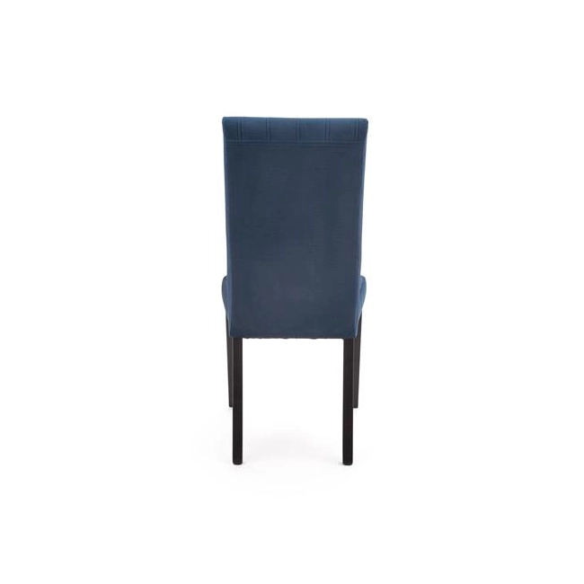 DIEGO 2 krzesło czarny / tap. velvet pikowany Pasy - MONOLITH 77 (granatowy) (1p=2szt)-122363