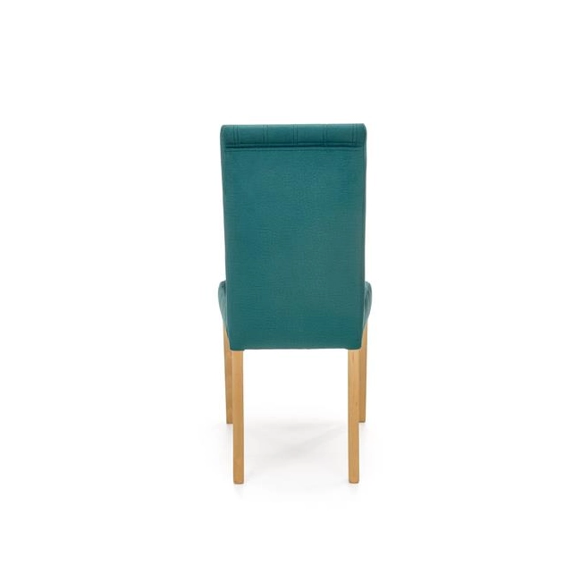 DIEGO 3 krzesło dąb miodowy / tap. velvet pikowany Pasy - MONOLITH 37 (ciemny zielony) (1p=2szt)-122377