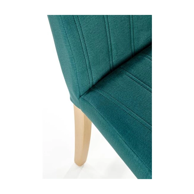DIEGO 3 krzesło dąb miodowy / tap. velvet pikowany Pasy - MONOLITH 37 (ciemny zielony) (1p=2szt)-122380